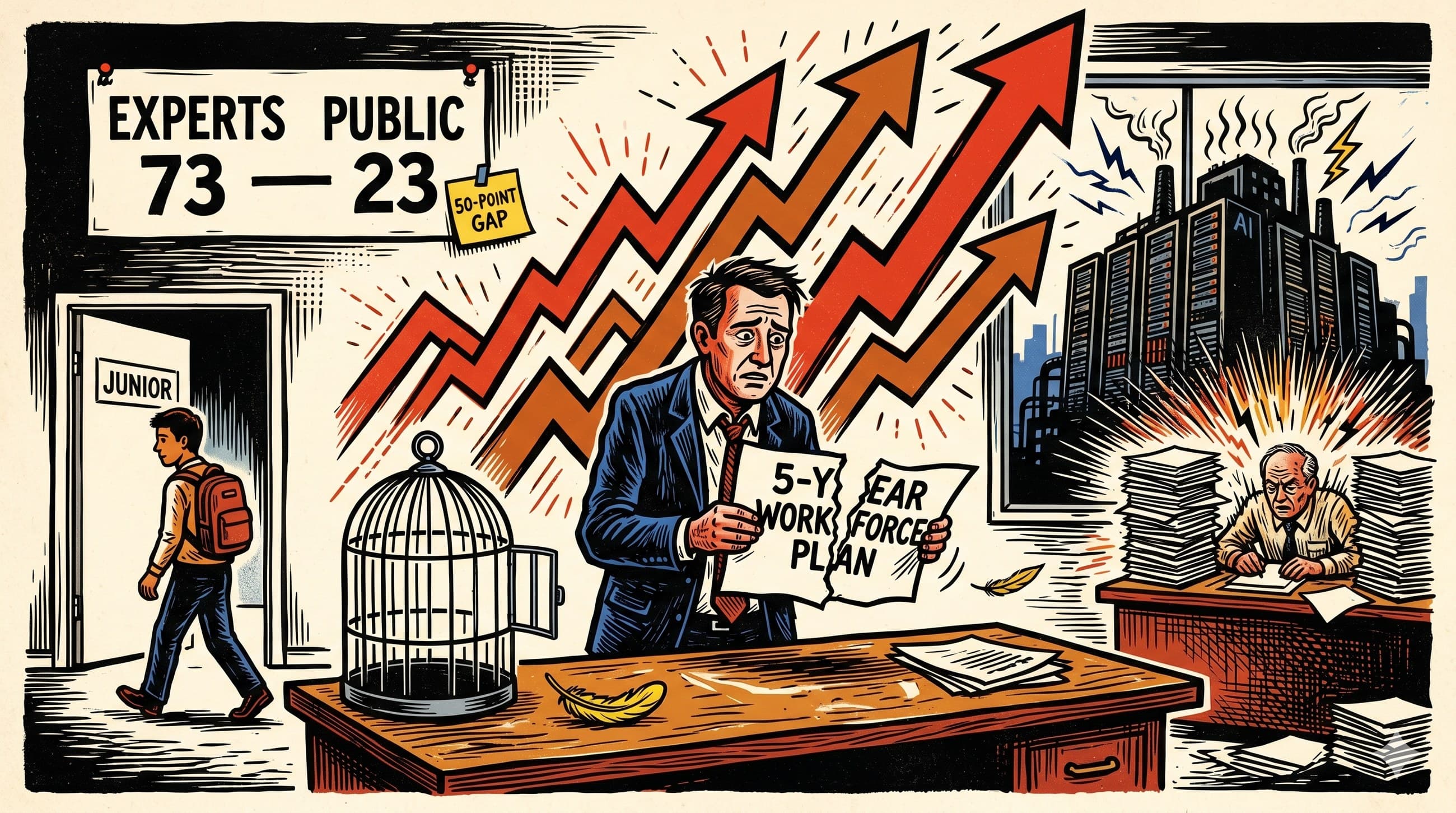 Five charts from the Stanford AI Index 2026 that should worry every workforce planner