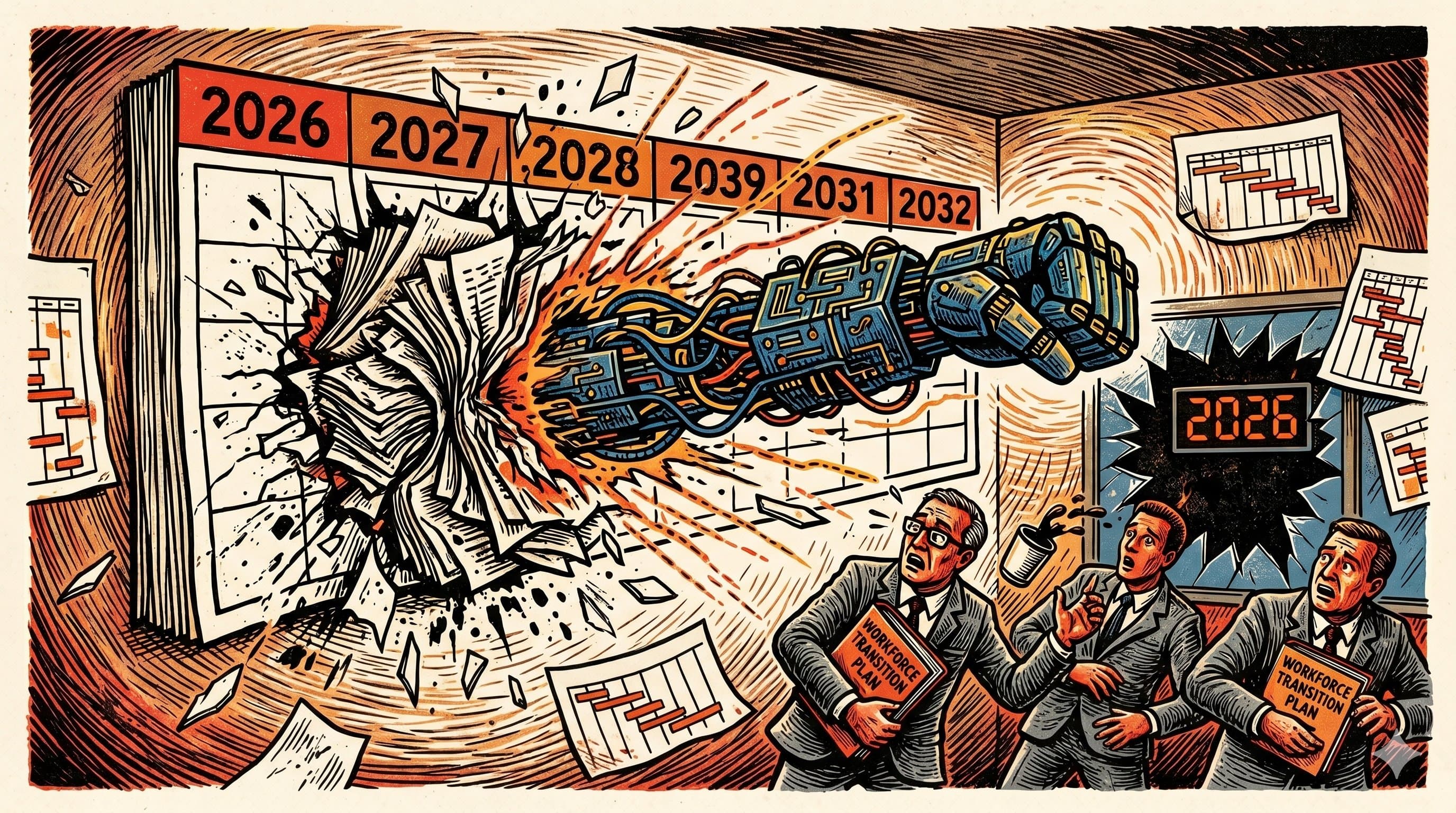 The six-year collapse